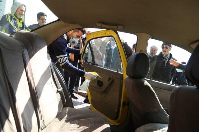 اجرای روزانه ضدعفونی تاکسی ها در رفسنجان